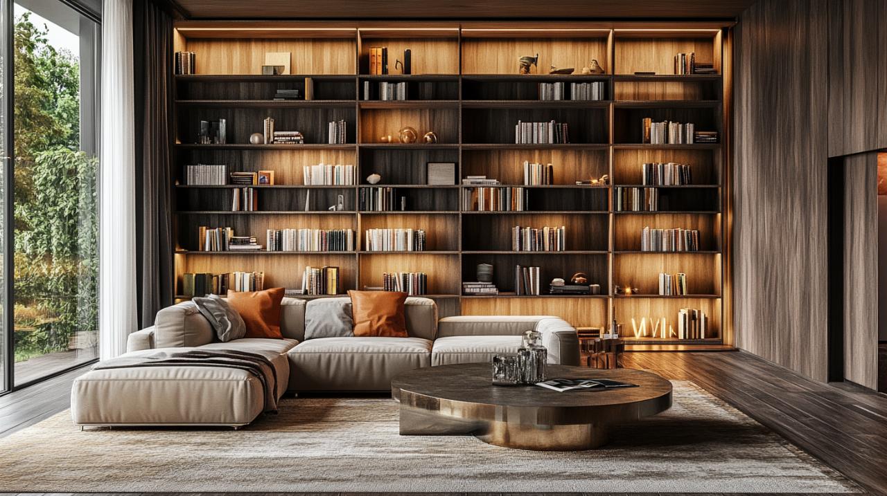 Comment aménager son salon avec un gros meuble bibliothèque : nos conseils pour un intérieur harmonieux